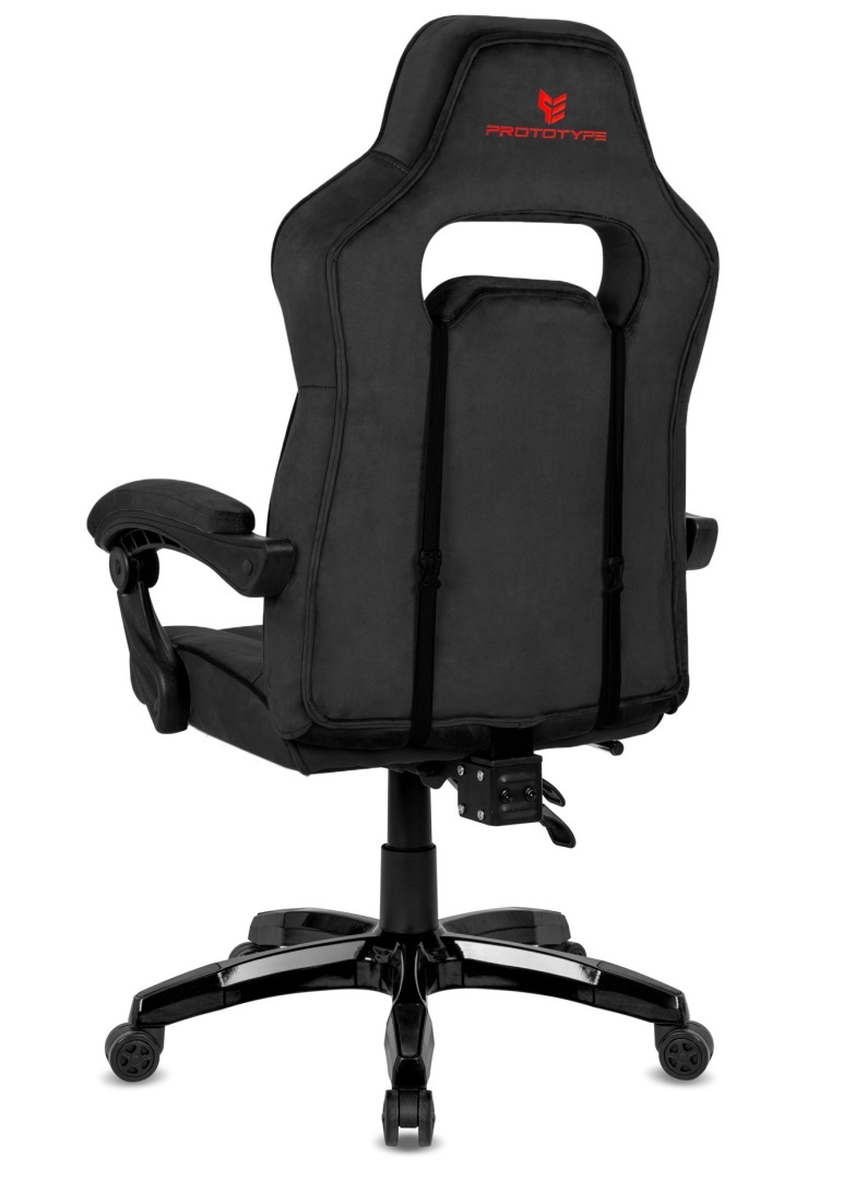 Fotel obrotowy do biurka TITAN BLACK ALCANTARA BASIC - obrazek 4