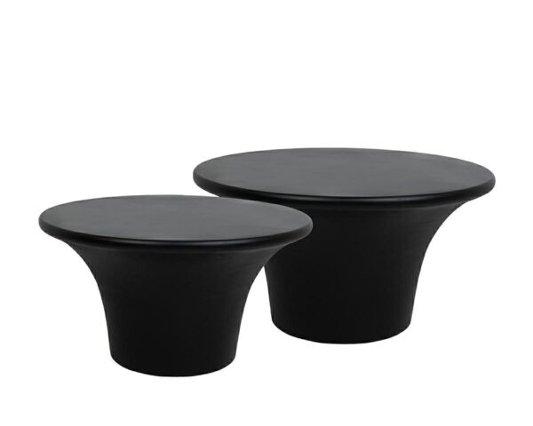 MaMaison zestaw stolików kawowych PODIUM  60 / 75 czarny