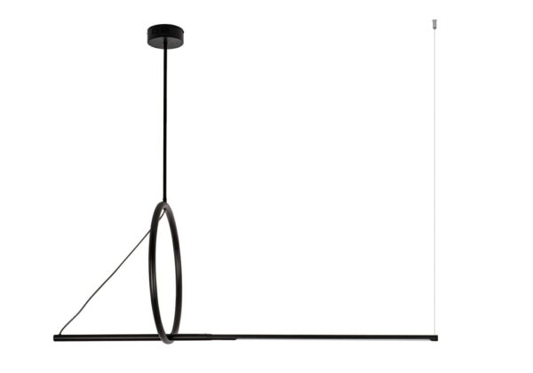 MOOSEE lampa wisząca STICK czarna