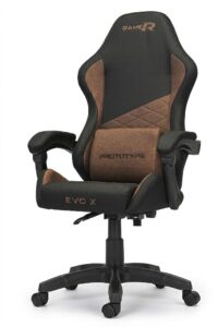 Fotel obrotowy gamingowy EVO FABRIC BROWN XL