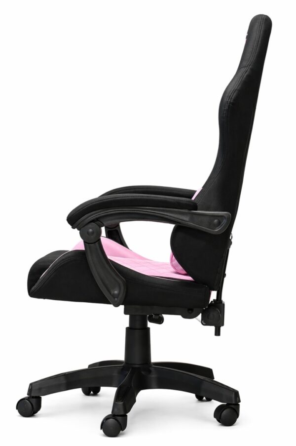 Fotel obrotowy gamingowy EVO FABRIC PINK XL