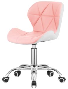 Krzesło obrotowe VASTO OFFICE PU PINK+WHITE II GATUNEK