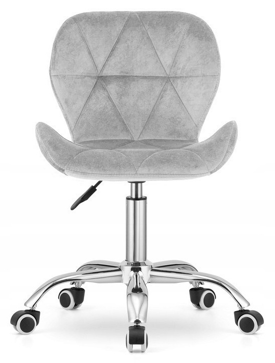 Krzesło obrotowe VASTO OFFICE VELVET GREY - obrazek 2