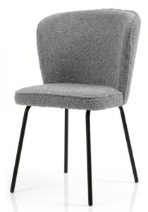 Krzesło tapicerowane TEDDY GREY