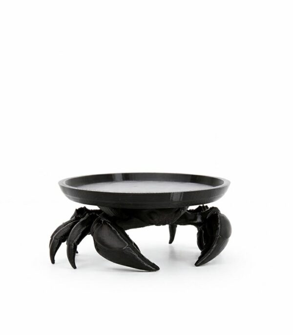 Taca dekoracyjna SHP CRAB czarna
