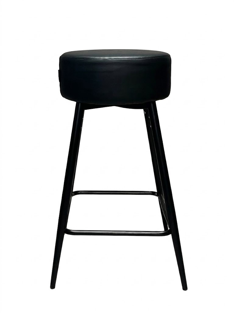 Krzesło barowe ASTI AVA BLACK PU hoker BAR