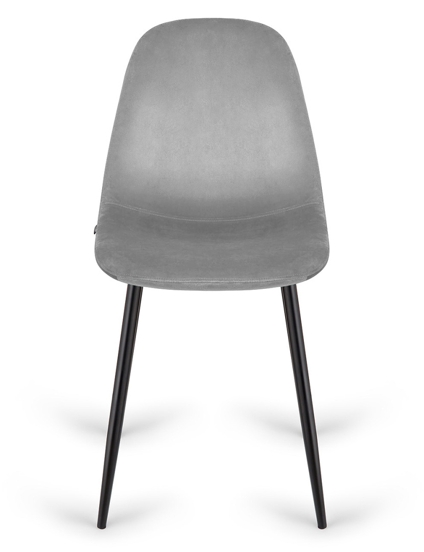 Krzesło tapicerowane GIULIA VELVET GREY - obrazek 3