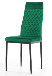 Krzesło tapicerowane VALVA CARO VELVET GREEN